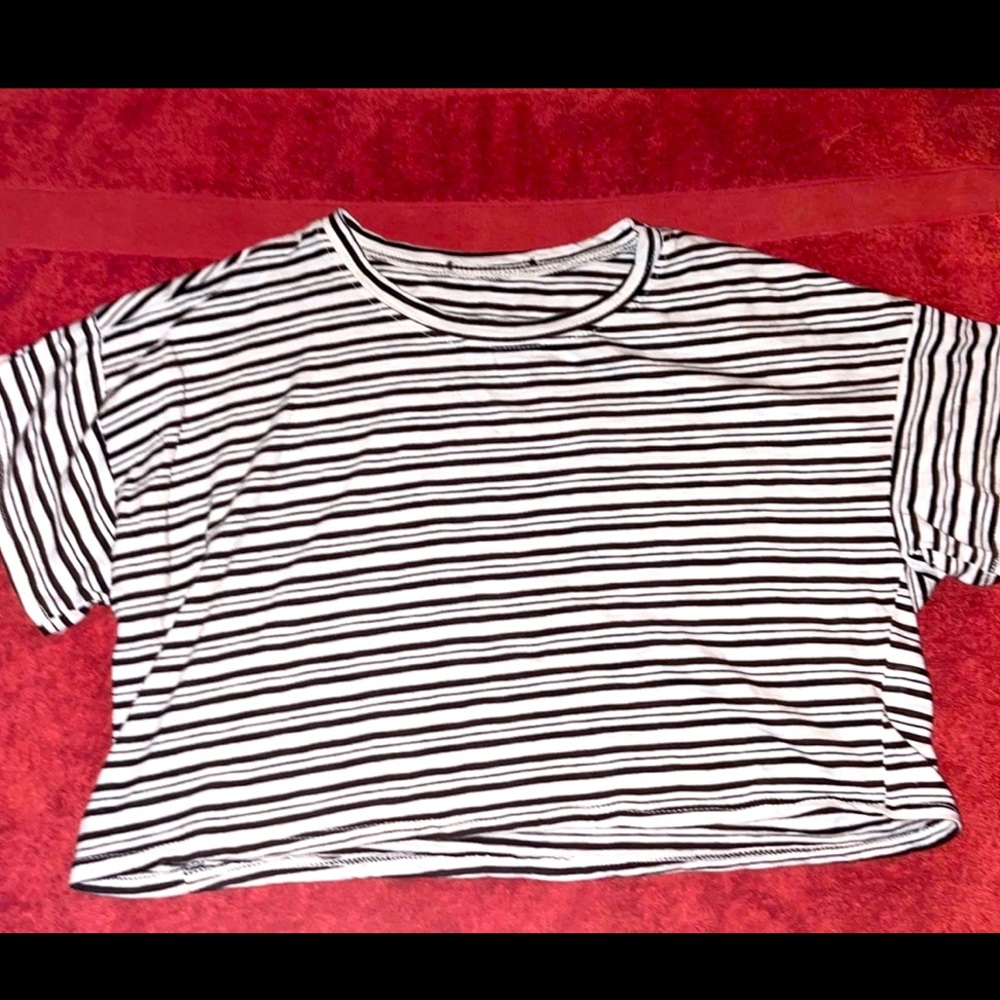 Striped Crop Top